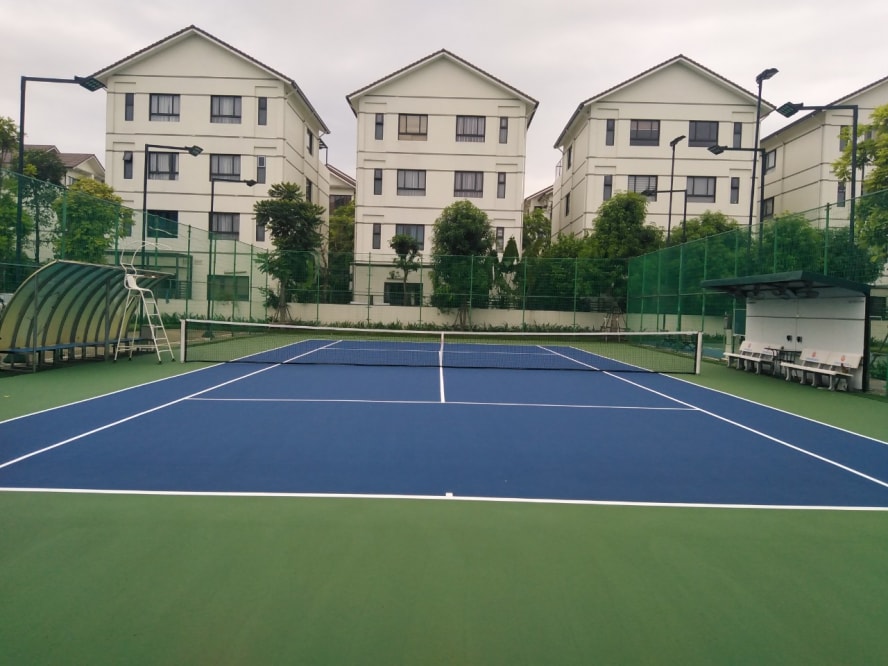 Cung cấp và thi công cỏ nhân tạo sân Tennis